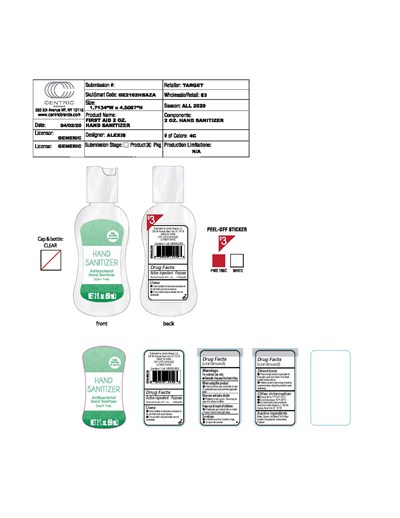Label (New Hand Sanitizer Listing)